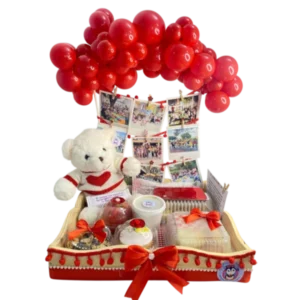 Mañana de Amor – Desayuno Sorpresa con Flores y Peluche