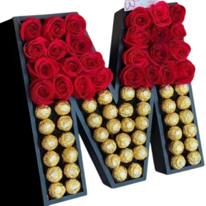 Te Amo – Arreglo de Rosas y Chocolates