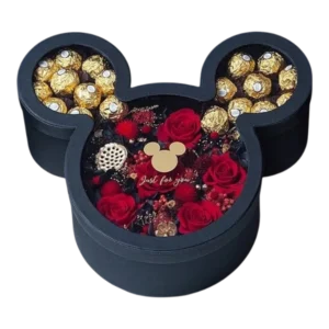 Amor Mickey – Arreglo de Rosas y Chocolates