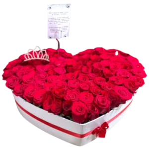 Corazón de Rosas – Arreglo de Rosas Rojas