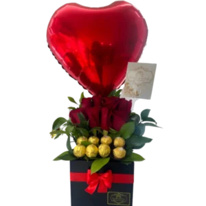 Amor Eterno – Arreglo de Rosas Rojas