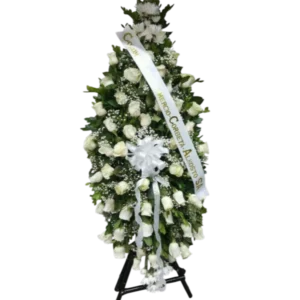 Serenidad – Arreglo Fúnebre de Flores Blancas