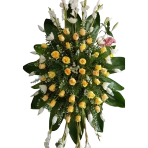 Paz Eterna – Arreglo Fúnebre de Flores Amarillas
