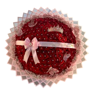 Dulce Enamorada – Bouquet de Rosas Rojas