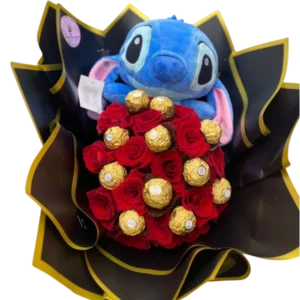 Amor con Magia – Arreglo con Peluche y Chocolates